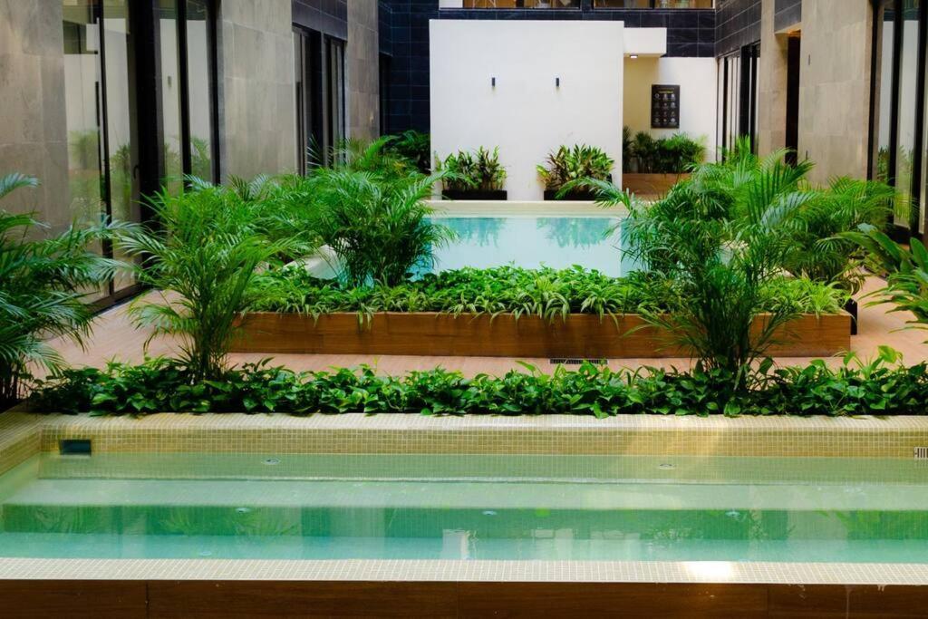 Pool View / Rooftop Pool, Jacuzzi, Gym & Bar Apartamento Playa del Carmen